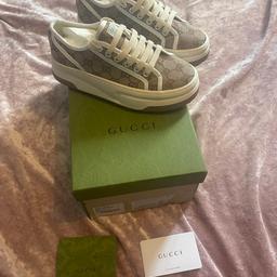 Gucci GG trainers. Size 7uk. Barely worn just sitting in shoe cupboard. Grab a bargain!