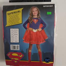 Kids Supergirl costume. Brand new unopened. Age 8/10. Includes:- dress, cape and leg warmers.
Collection hoddesdon
Also on other sites