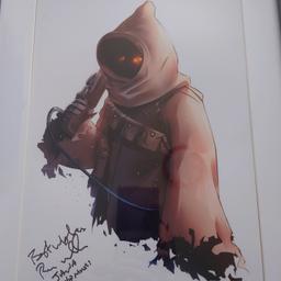 Signed high-quality print  (comic-con )