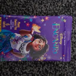 Disney encanto trading cards. brand new and unopened. 13 packs of unopened trading cards. (6 cards per pack.

rrp £4 per pack.

my price £2 per pack.