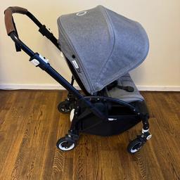 This Bugaboo Bee 5 Pram is the perfect choice for parents looking for a high-quality and stylish pram for their baby.

This pram is suitable for babies who can hold a seated position ( around 6 months) and features a spacious and fully adjustable seat that can be positioned to face forward or backward. Its lightweight frame and manoeuvrable wheels make it easy to move around, large storage basket provides space for all your baby essentials.

This item comes with cup holder, rain cover, footmuff.

This item is in full working condition although is respectfully used with some signs of wear PHOTOS FORM PART OF THE DESCRIPTION, Please contact me with any questions.