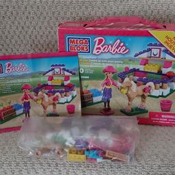 Barbie Mega Bloks Build 'n Play Pony Care Set 80280.  Box in great condition.