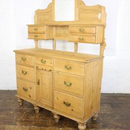McClintock Antiques

A vintage Pine kitchen dresser with a rustic country farmhouse look

Height 185cm
Length 128cm
Width 48cm

Condition good

Delivery in London £45

McClintock Antiques