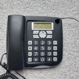 SilverCrest Big Button Corded Comfort Land Telephone For Seniors Black SGKT 50 A2

Collection from Wolverhampton can be delivered locally for petrol cost