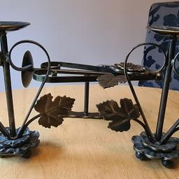 Antique Wrought Iron Candle Holders including 2 standing ones and one wall hanging Candle holder.

These are beautiful 😍

Collection only from Lichfield WS14. Please see other items for sale as having a massive house clearance.