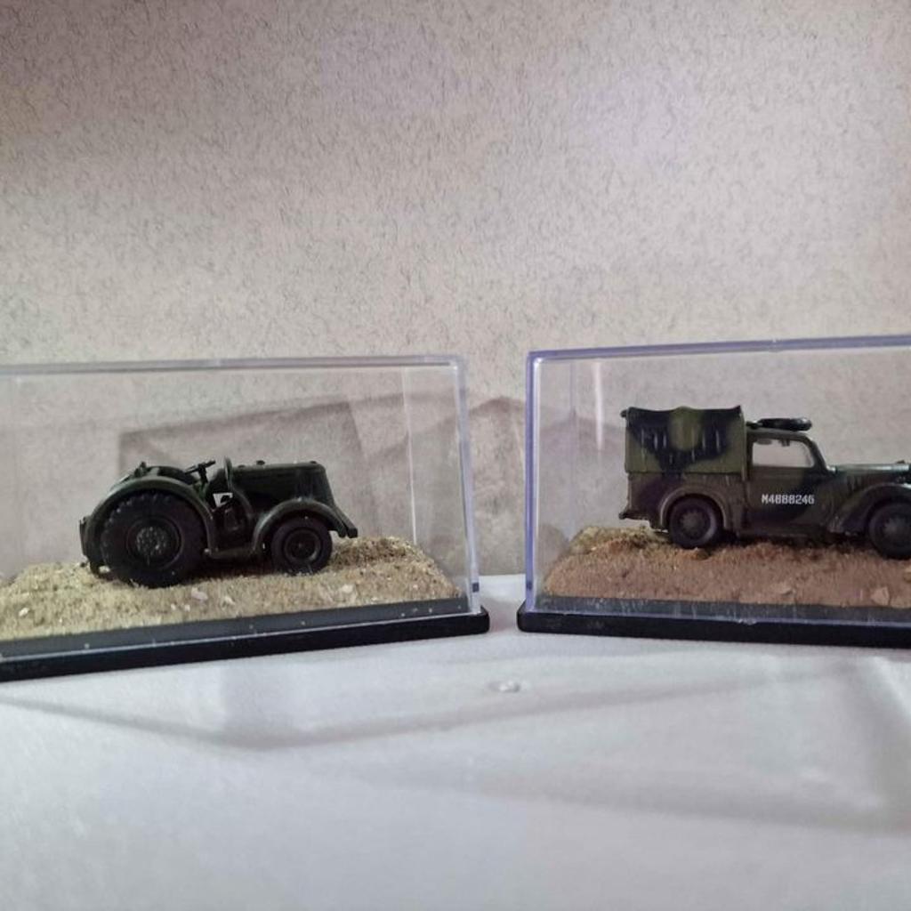 2 x 1:76/OO Gauge Oxford Military Vehicles
Pre-loved as new
Never been out of box
RAF David Brown Tractor
Austin Tilly Survey Regiment
£14.00 the pair plus postage if needed