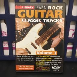 2 x DVD - Classic tracks - Volume 3 - over 3 hours of lessons - 2006

Collection or postage

PayPal - Bank Transfer - Shpock wallet

Any questions please ask. Thanks