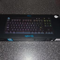 Here for sale is a Logitech G Pro Mechanical Keyboard,

Sold as faulty or spares or repair because some of the keys double press,

Could be an easy fix I'm not sure,

I purchased a new keyboard so i just want rid of this,

The price is £20,

Take a look at my other items.