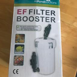 Here I have brand new filter pond booster