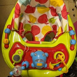 Red kite baby go round twist 2 in 1 walker. Deep padded seat, use as rocker removable matching foot mat, removable play tray. Excellent condition only used at grandma's. £20