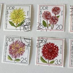Zum Verkauf stehen   DDR – Briefmarken Dahlien auf der IGA. Der Verkauf erfolgt unter Ausschluss jeglicher Gewährleistung Privatverkauf keine Rücknahme, keine Garantie und kein Umtausch. Für den Versand sind 2,10 € extra zu bezahlen.