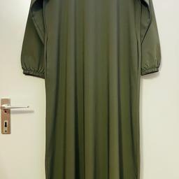 Abaya Sirine Reißverschluss Khaki XL
 
-Größe: XL, fällt wie L aus
-Farbe: khaki
-Die Abaya im coolen Look ist fast wie neuwertig um im sehr gutem Zustand

Der Preis enthält die Versandkosten inklusive.

Preisvorschläge möglich!