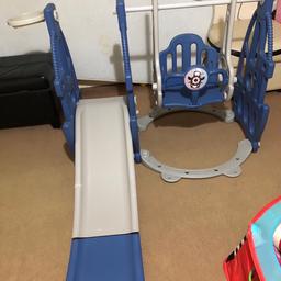Baby/toddler slide and swing set, from The Range. Only use couple of months and indoor.

Very good condition, we need the space have to rehome the set.
