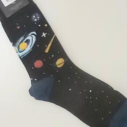 New two pairs of science museum space socks. Size is 8 - 11.