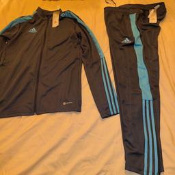 brand new climate cool Adidas tracksuit.large top medium bottoms £80ono