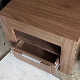 Brown table with drawer in good condition