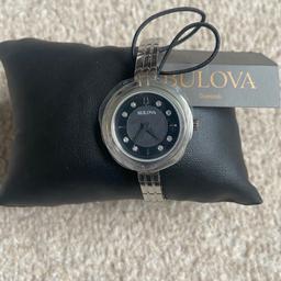 Bulova women’s watch with real diamonds 

Brand new never worn