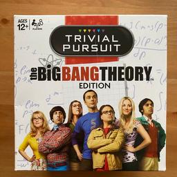 Ich verkaufe hier unser Trivial Pursuit-Spiel in „The Big Bang Theory“-Edition. Alle Fragen im Spiel beziehen sich auf die Serie.
WICHTIG/HINWEIS: das Spiel ist in englischer Sprache!

Versand ist möglich, Bezahlung über PayPal oder Überweisung.