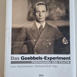 Das Goebbels-Experiment
Propaganda und Politik
Lutz Hachmeister / Michael Kloft (Hg.)

Versand bei Übernahme der Portokosten möglich.

Privatverkauf, daher keine Rücknahme oder Garantie.