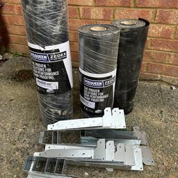 Dpc 600x20m 450x20 two rolls,celotex 120mm 3heets, metal hangers,patio doors and much more, left over last project
(Dpc roll 25£ each, patio doors 50£ damaged frame,metal hangers 15£ for all, celotex 70£ for all three sheets)
