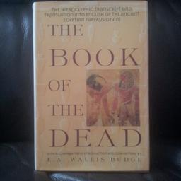 THE BOOK OF THE DEAD. WITH COMPREHENSIVE INTRODUCTION AND COMMENTARY BY E.A. WALLIS BUDGE. HARDBACK BOOK. (CASH ON COLLECTION ONLY, FROM CLEVELEYS).