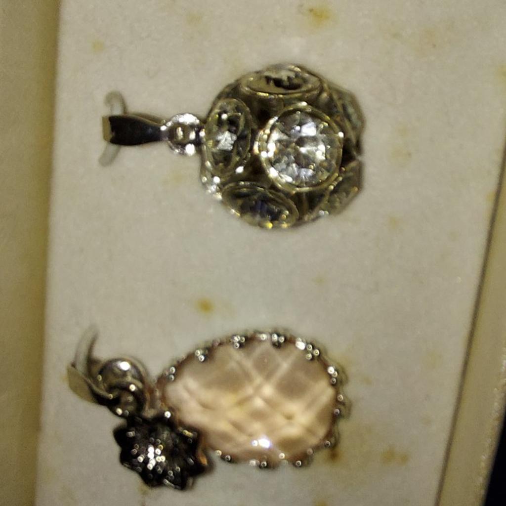 box a bit discoloured but pendants good never worn, collection