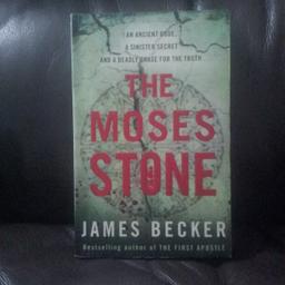 THE MOSES STONE. BY JAMES BECKER. PAPERBACK BOOK. (CASH ON COLLECTION ONLY, FROM CLEVELEYS).