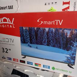 Smart TV Vov 32"
Android 12 
Nuova con Garanzia
Info 3792777585 Wathsapp 
Via Lauri 66 Palma Campania (na)