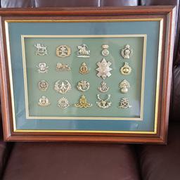 20 x old army regiment cap badges was told they are ww1.please look at 2nd photo.buyers to collect only £170 no offers
collect from halesowen b634es
selling for someone else

Ron's family