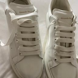 White leather trainers size 11 
McQueen inspired 
Very good condition overall with minimal signs of wear