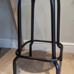 Very sturdy Kitchen bar stool, we changed the kitchen so no need for high stool anymore.

Used just in good condition. Plastic feet protect the furniture when in contact with a moist surface. With footrest for relaxed sitting posture.

Collection only but I can deliver locally
