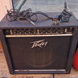 Peavey Envoy 110 Guitar Amplifier

40WATTS 15.5V RMS 6 OHMS

230V 50/60Hz 75WATTS

Good condition.

All working fine.