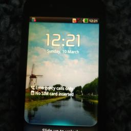 LG-P970 Mobile phone in good condition, no cracks or scuffs on screen.  Good choice for child's first phone.