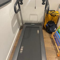 Pretty much new Technogym treadmill running or walking machine. Bought in Covid but left the country a few weeks later so never really used this machine. Now moving so looking to sell - retail price £3450