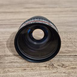 Hama Video Lens HR 0.45 HR0.45 Wide 49mm. With box, front and rear dust caps. Can deliver