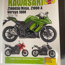 Kawasaki workshop manual for Kawasaki s like new