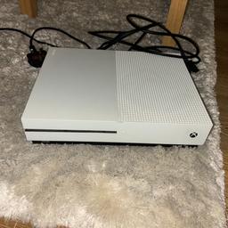 cash only - Used in very good condition and perfect working condition Xbox One s console with disc tray,all cables,custom controller and several games,£150 or best offer,collection only please.