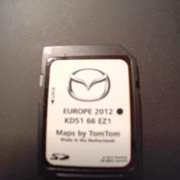 SD Karte mit Europa Karte von 2012 für Mazda Navi.