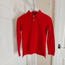 Shirt “Polo Ralph Lauren"

Red Colour

 Good Condition

Actual size: cm

Length: 54 cm front

Length: 57 cm back

Length: 34 cm – 38 cm from armpit side

Shoulder width: 36 cm

Length sleeves: 55 cm

Volume hands: 30 cm

Breast volume: 73 cm – 75 cm

Volume waist: 72 cm – 74 cm

Volume hips: 74 cm – 76 cm

Size: S, 8 Years ( UK )

100 % Cotton

Exclusive of Decoration

Made in Vietnam