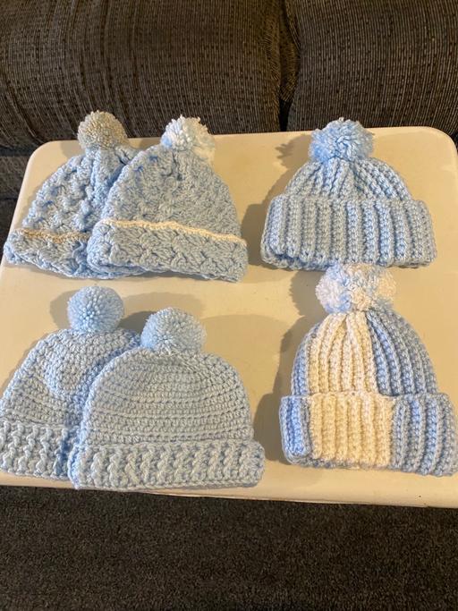 Buy & Sell West Midlands Wolverhampton - Photos for Baby boy crocheted Pom Pom hats 🧶🧶