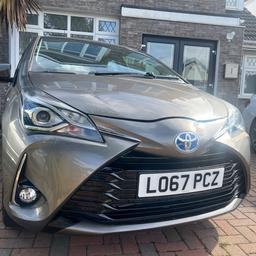 Toyota Yaris Hybrid, Automatic, 12 Months MOT, 2 owners, low mileage 18,000, full service history from main dealer (Toyota), Cat s  fully repaired to high standard. Most parts comes from main dealer ( receipts available). Any inspection by any mechanic are most welcome.