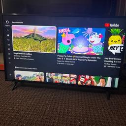 Lg 43 inch led smart tv with base legs and genuine remote 
Fully working great condition 
Fully Wi-Fi 
2021 model 
£180 can deliver and set up if required
Cover Bradford Leeds Halifax and Keighley areas