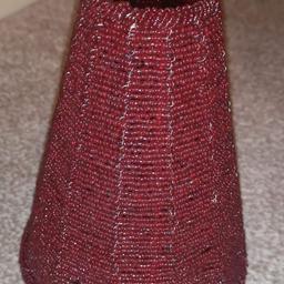 Vintage red beaded lamp shade
Collection burscough
Please take a look through my other items