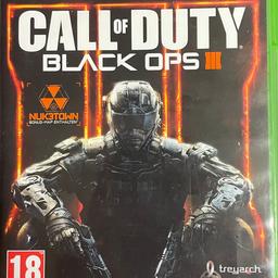 Verkaufe das Spiel Call of Duty Black Ops3 für die XBOX ONE … Funktioniert alles …. Spielbar ab 18 Jahren!!!!