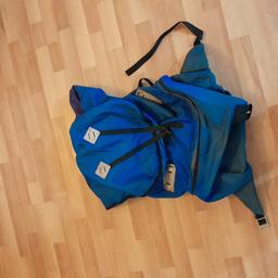 Berghause ruck sack, bottom zip compartment for sleeping bag, large main conpartment, paded back and paded shoulder stapes.