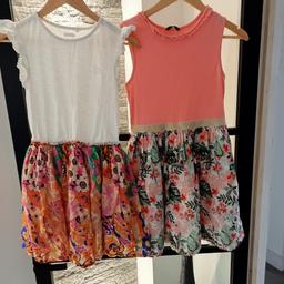 2x beautiful colourful girl's dresses age 11/12 ( George/Next) great condition from pet and smoke free home DY6