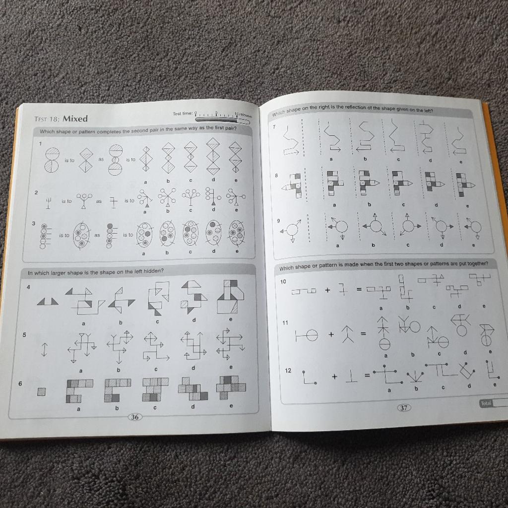 used but in good condition. non verbal reasoning 10 minute tests for 9-10years old.
NOTE: only first 6 sides have been written on in pencil; can rub out.

*have other BOND books. kindly see my other listings. CAN POST TOGETHER.

*PET FREE SMOKE FREE HOME
*Thanks for viewing