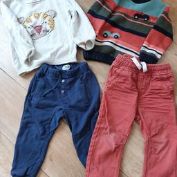 Various brands, Joules, Character.com, H&M, Next.
All great pieces.
Can combine bundles but may cost more postage. 
£4 per bundle.