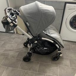 Selling my buggabo bee 5 in good condition selling due to no longer use it. Comes with rain cover and changing bag not with footmuff. Cash on delivery £260 ONO
No time wasters please