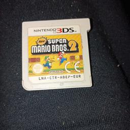 New Super Mario Bros 2 3ds Nintendo 3ds Game, Cartridge Only, GENUINE!


£10 postage is available
cash on collection or bank transfer only 

i don't accept PayPal